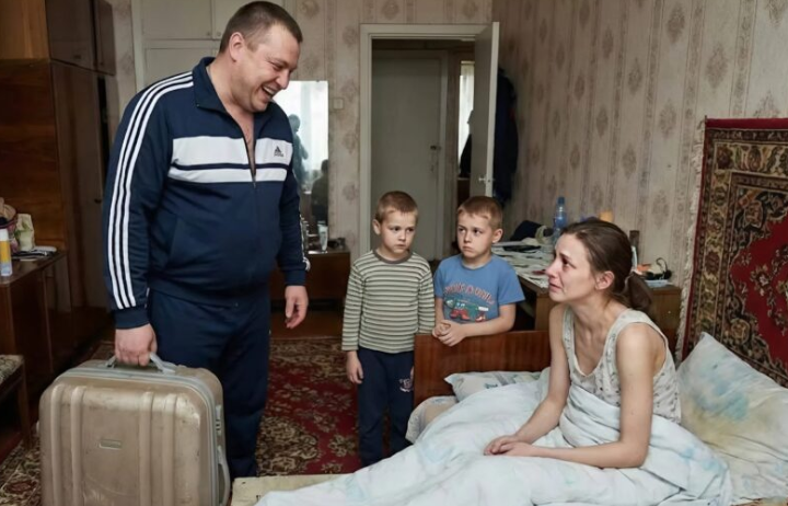 Мъжът си събра багажа и отиде при любовницата си. На болната си жена каза единствено: „Това са твоите деца. Води ги у дома — на мен не ми пука.